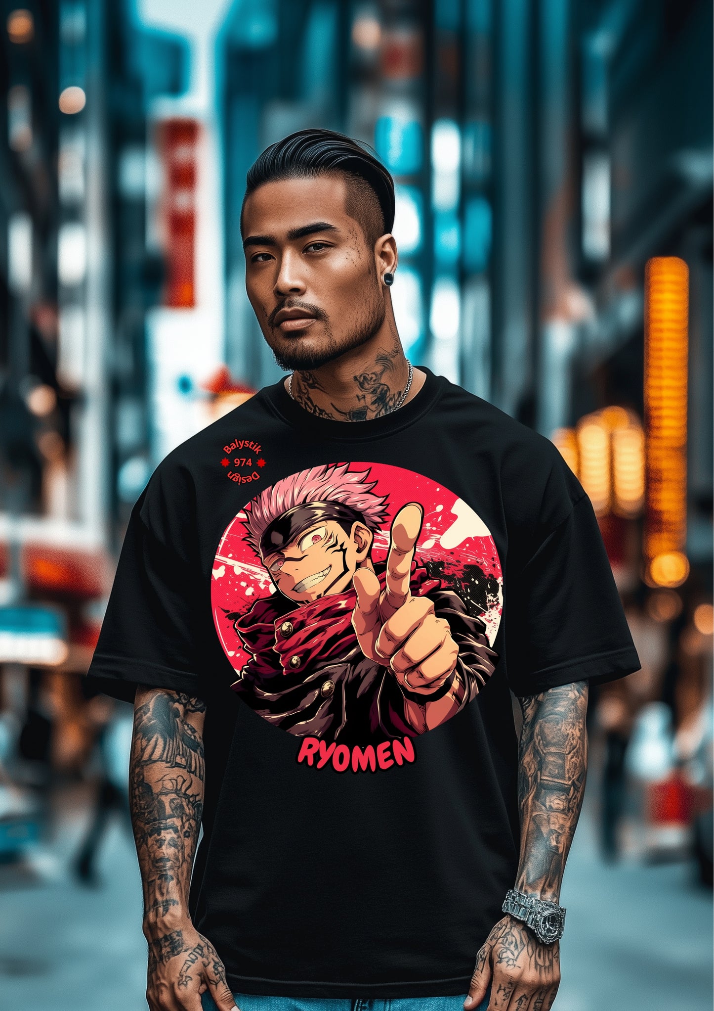 Anime-Inspired Unisex Heavy Cotton Tee, Casual T-Shirt, Graphic Tee, Streetwear, Everyday Wear, Gifts for Teens