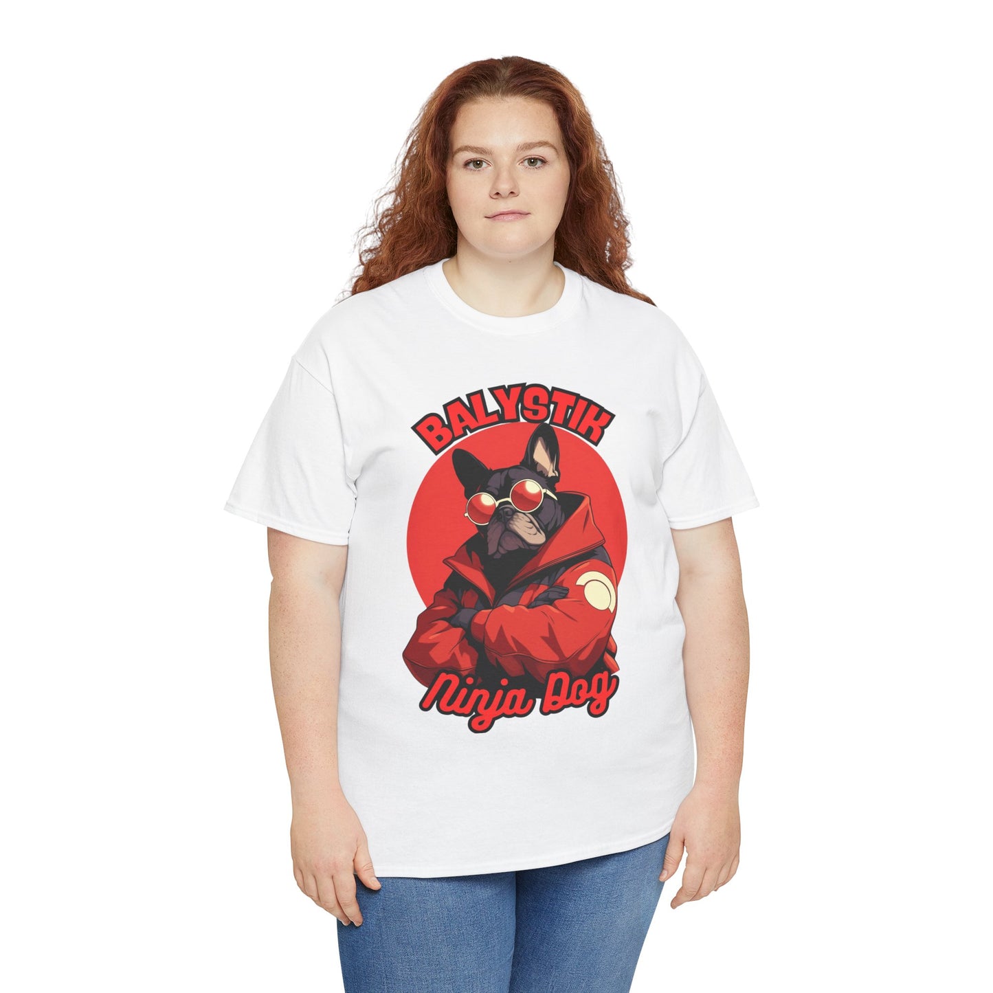 Cool Ninja Dog Unisex Tee, Graphic Tee, Pet Lover Gift, Casual Wear, Birthday Gift, Fun Apparel