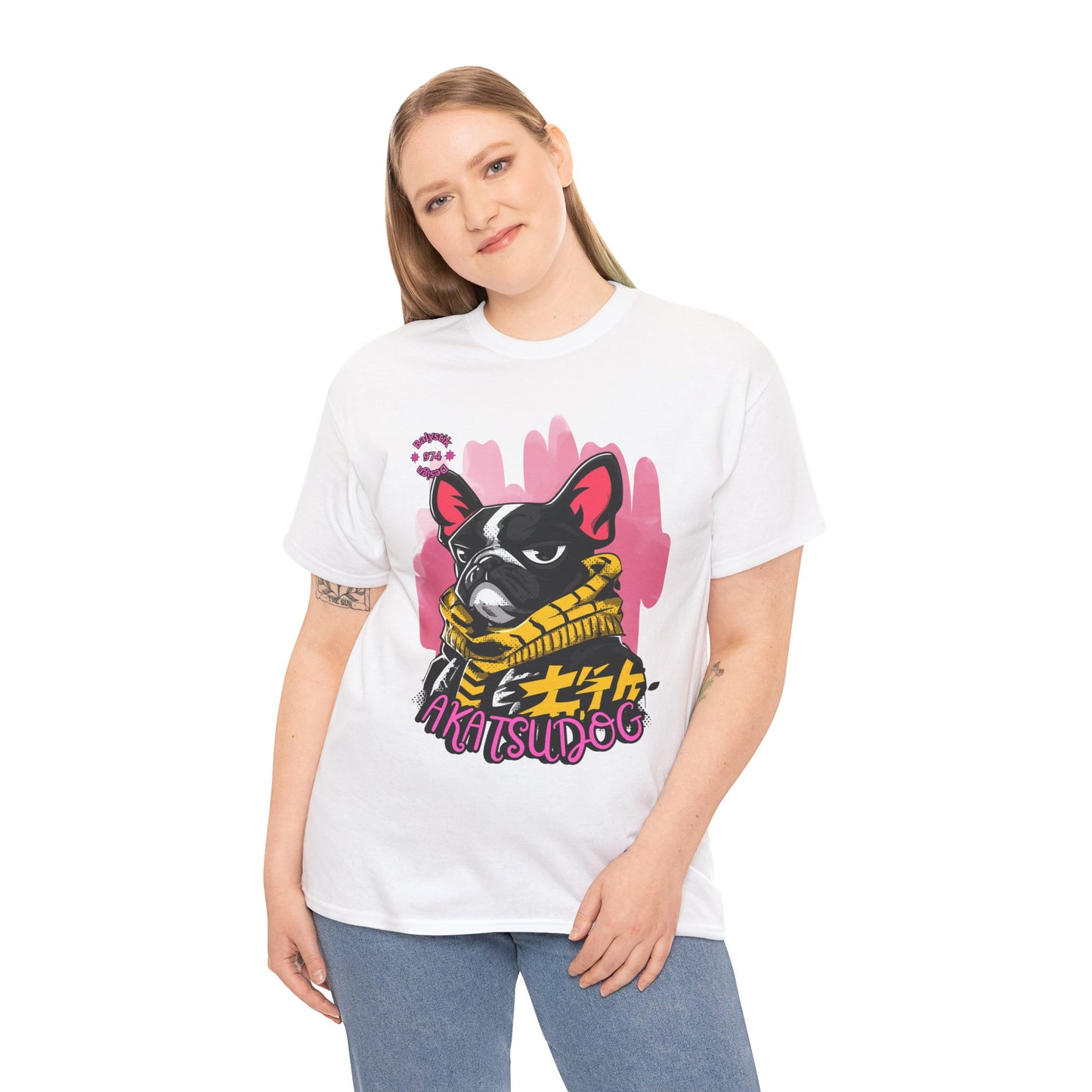 Graphic Tee — 'Akai Tsudog' Street Dog Anime Shirt