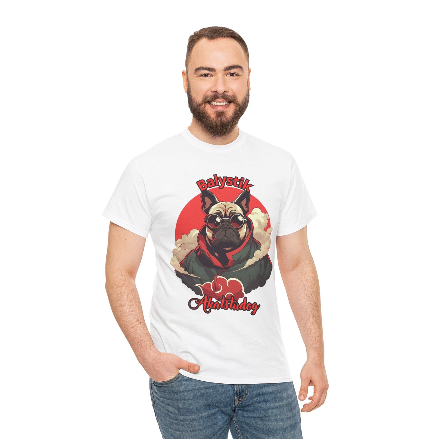 Pug Lover Tee, Unisex Heavy Cotton Tee, Funny Dog Shirt, Gift for Dog Lovers, Cute Pet Apparel, Casual Wear