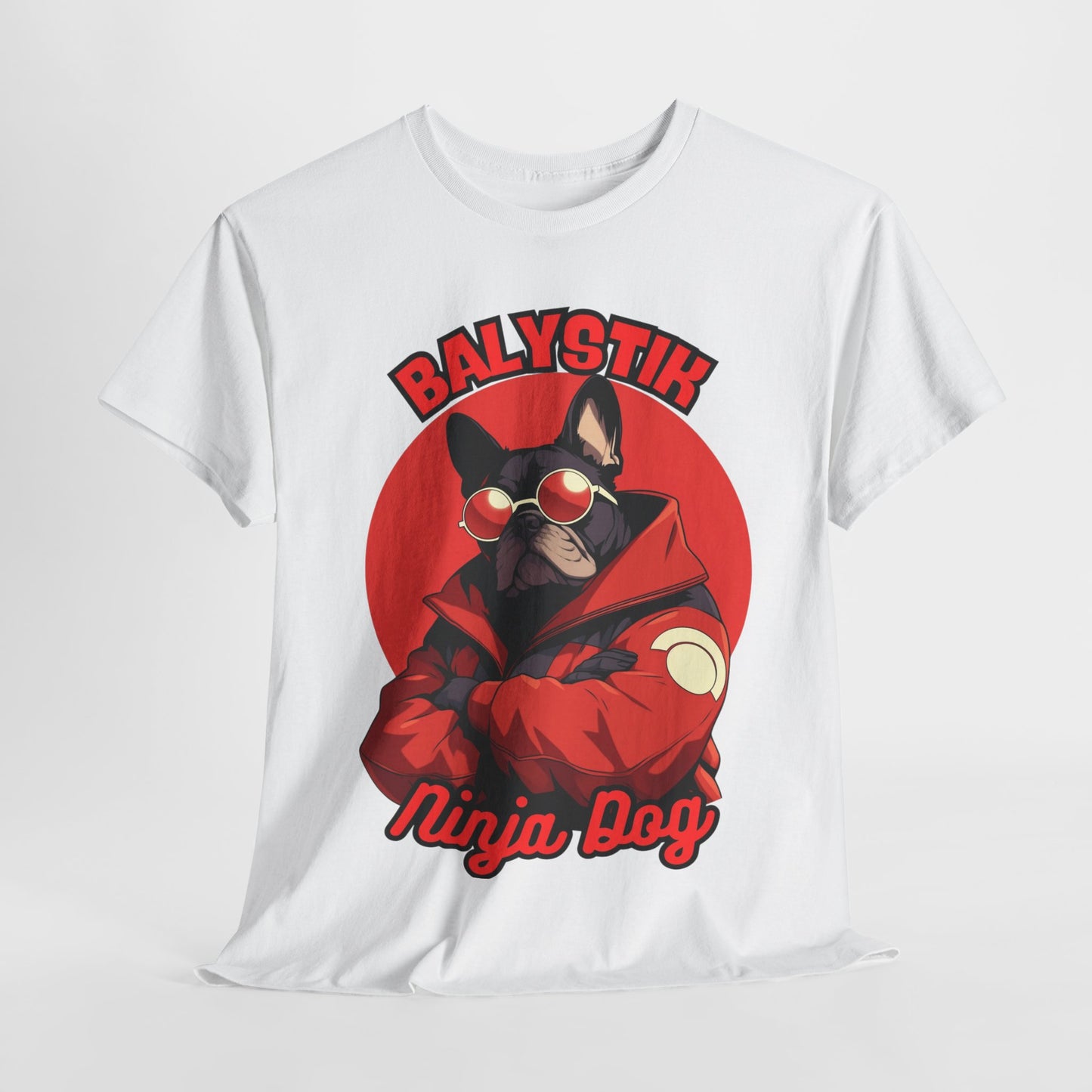 Cool Ninja Dog Unisex Tee, Graphic Tee, Pet Lover Gift, Casual Wear, Birthday Gift, Fun Apparel