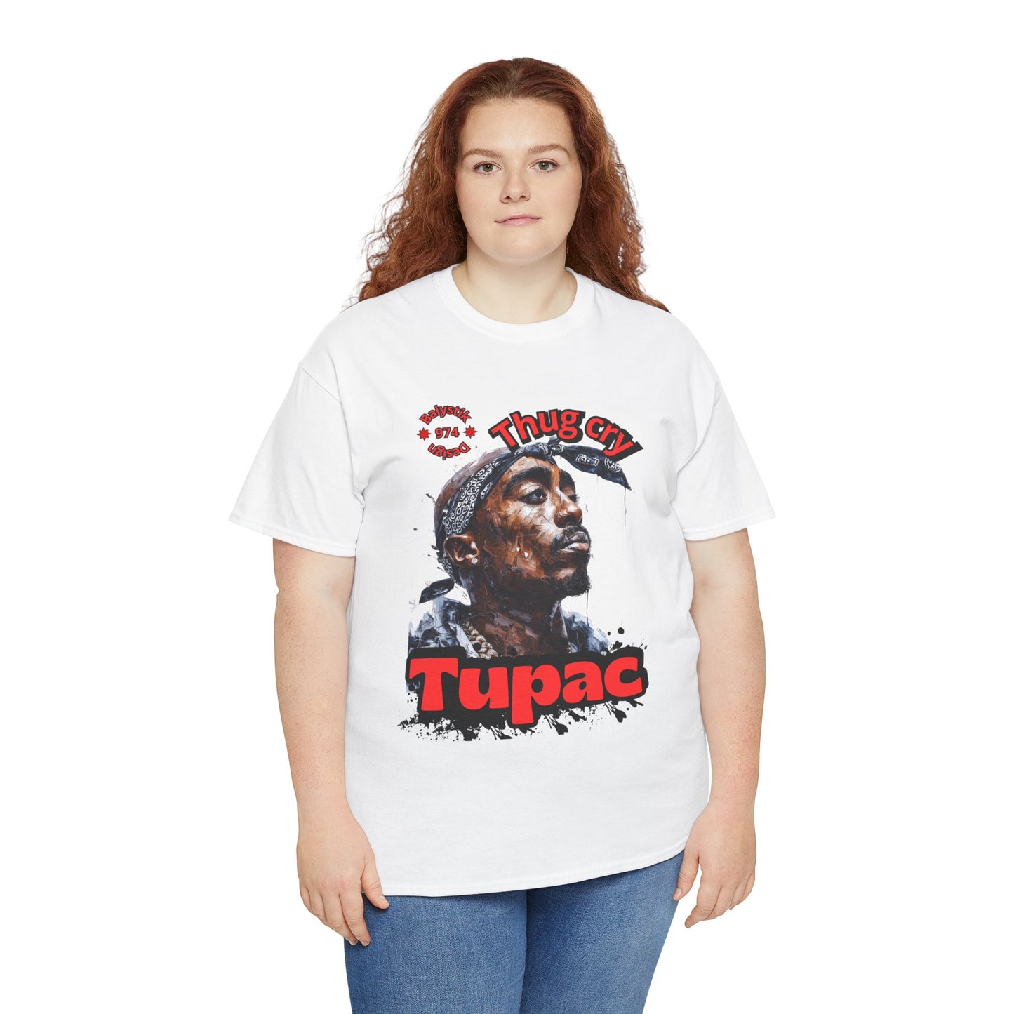 T-shirt Thug Life, T-shirt unisexe en coton lourd, vêtements hip-hop, cadeau pour les amateurs de musique, t-shirt de style vintage, streetwear décontracté