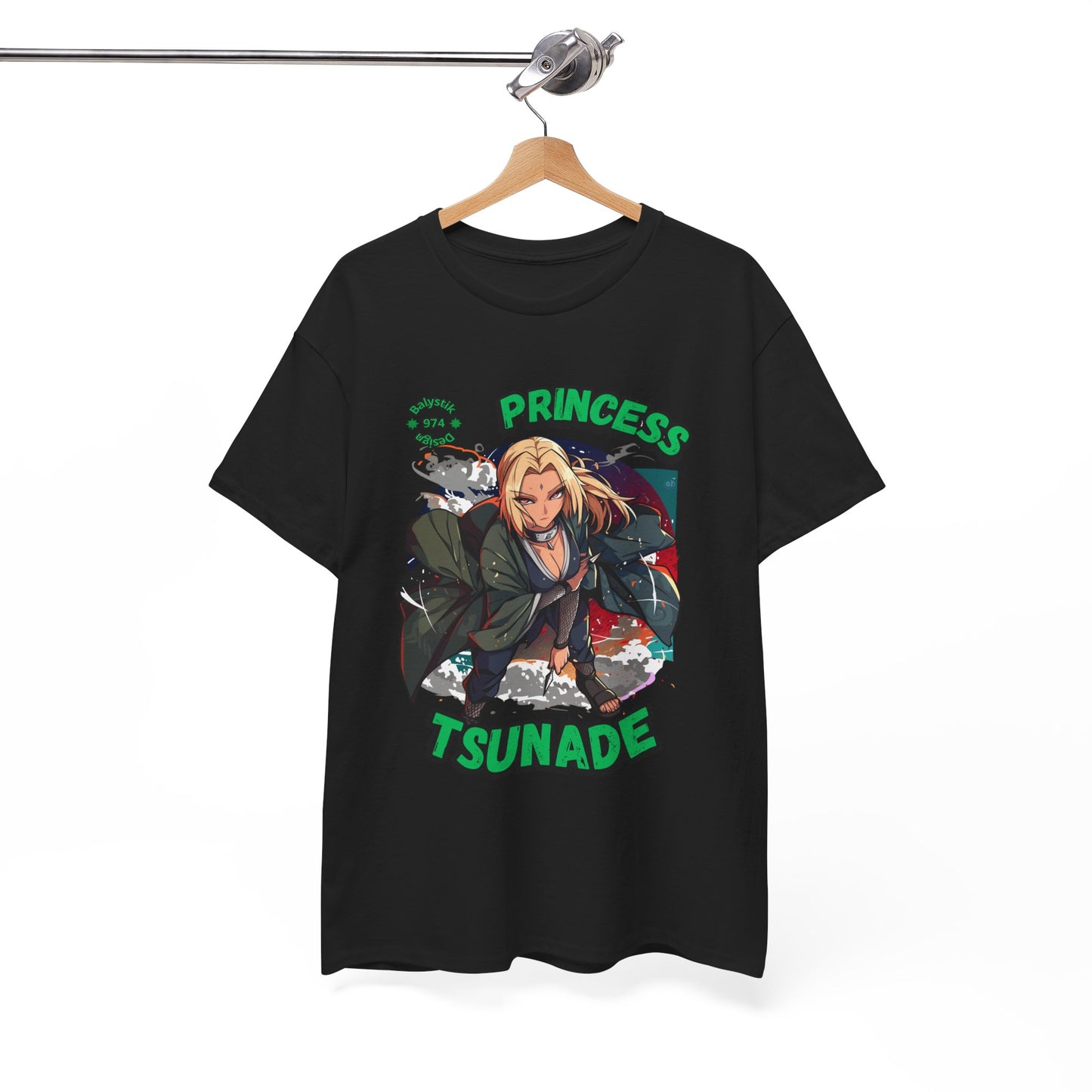 Anime Graphic Tee, Princess Tsunade Unisex Cotton Shirt, Casual Wear, Gift for Fans, Manga Lover Apparel, Soft Cotton T-shirt