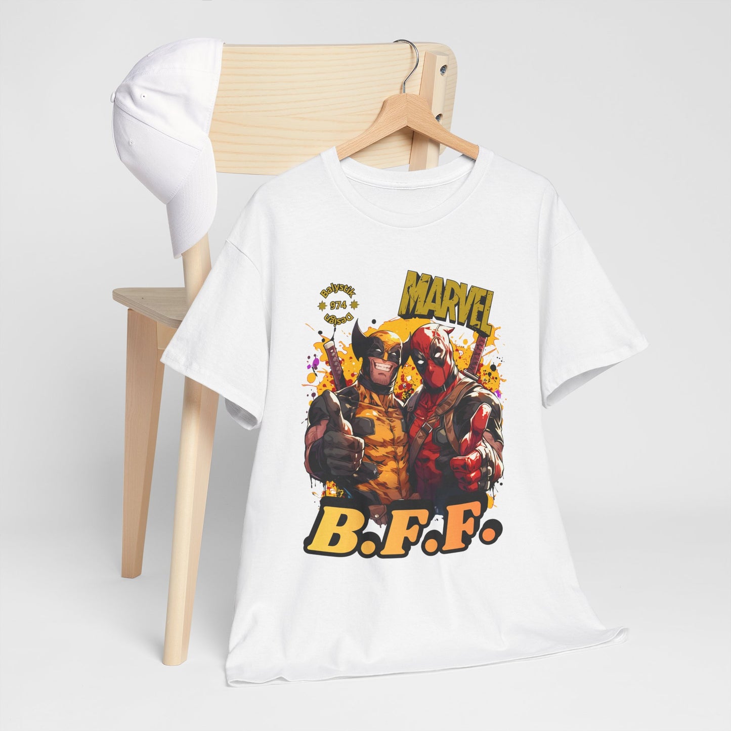 Marvel Wolverine & Deadpool B.F.F. Tee