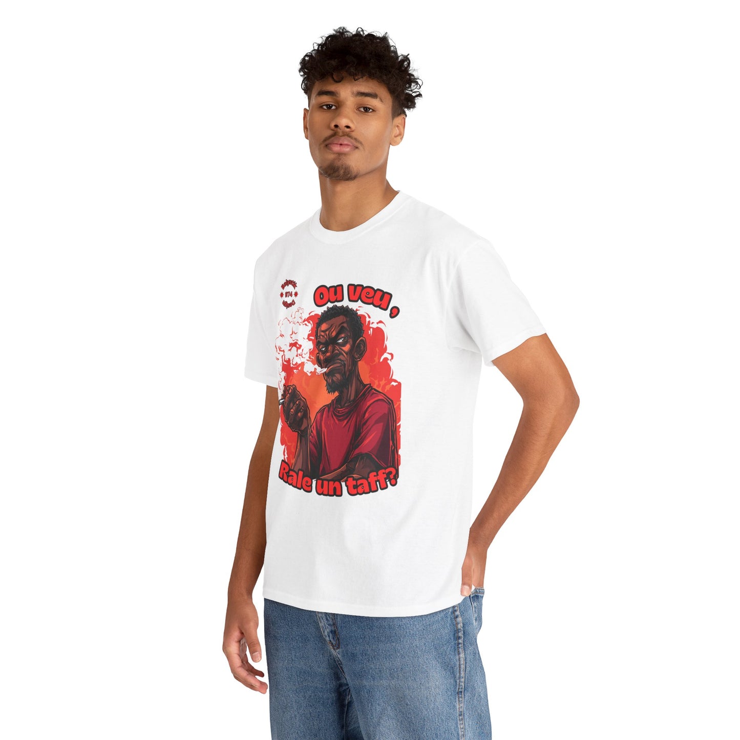 Vibrant Graphic T-Shirt for Smokers, Creative Casual Wear, Unique Gift for Friends, Stylish Streetwear, Music Events Tee, Fun Party Top