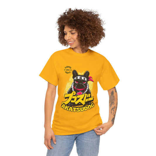 AkatsuDog Ninja Pup Tee — Cute Japanese Style Dog Graphic T-Shirt