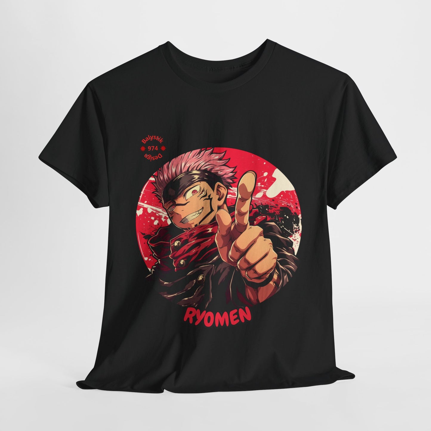 Anime-Inspired Unisex Heavy Cotton Tee, Casual T-Shirt, Graphic Tee, Streetwear, Everyday Wear, Gifts for Teens