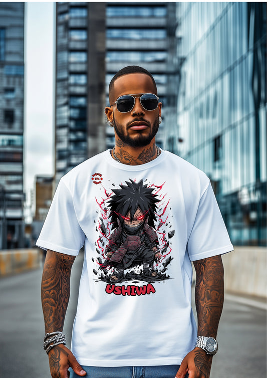 Edgy Anime Graphic Tee, Unisex Heavy Cotton T-Shirt, Streetwear Fashion, Gift for Fans, Casual Outfit, Anime Merchandise