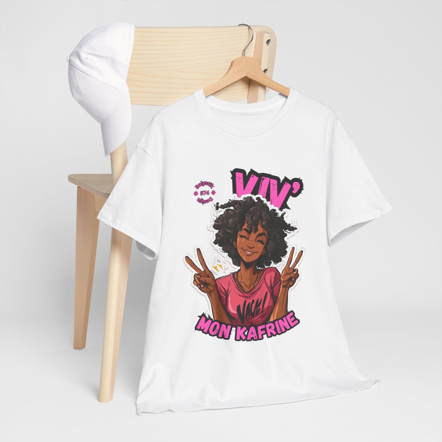 Vibrant Graphic Tee, Fun Unisex Heavy Cotton Shirt, Casual Wear, Gift for Friends, Youthful Style, Everyday Comfort