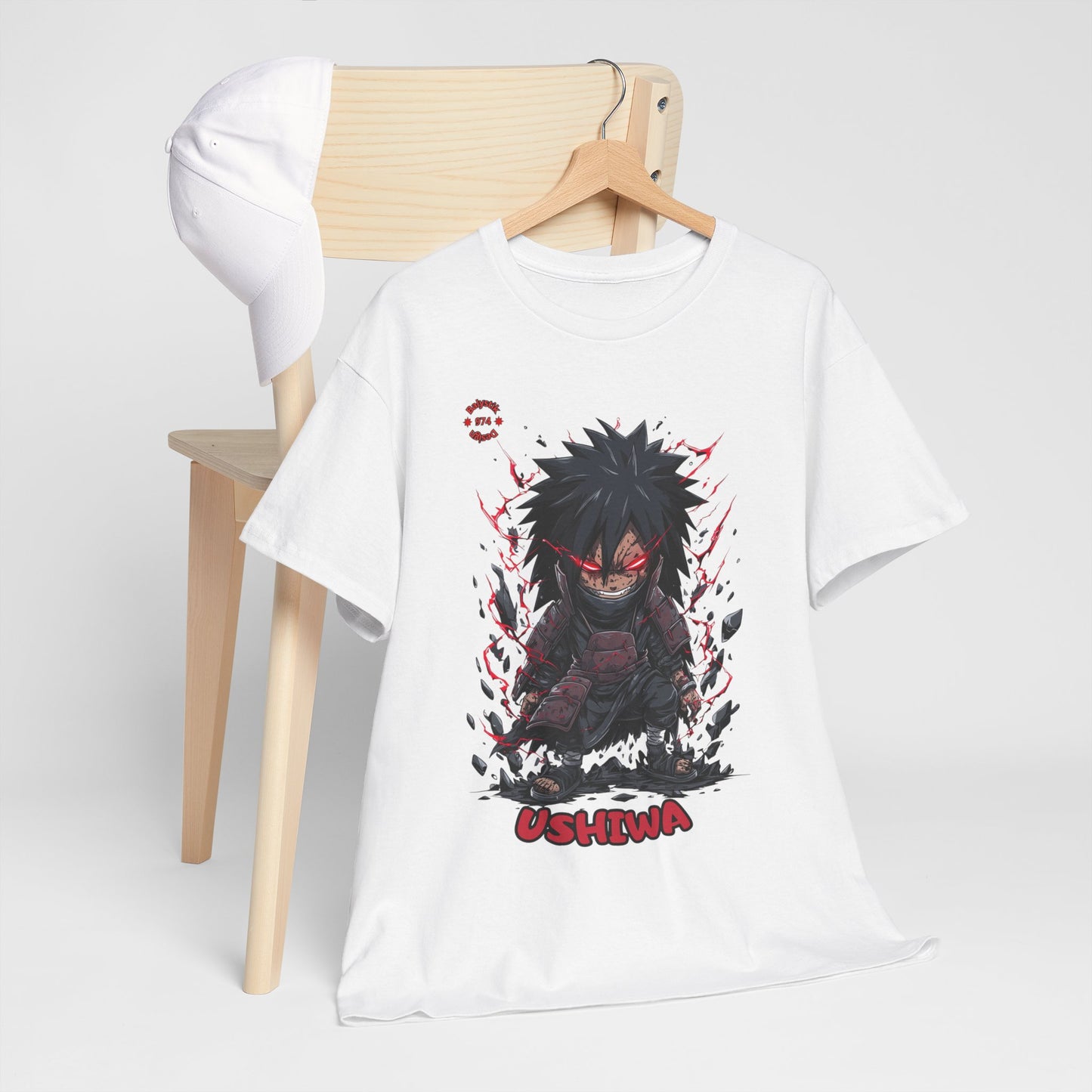 Edgy Anime Graphic Tee, Unisex Heavy Cotton T-Shirt, Streetwear Fashion, Gift for Fans, Casual Outfit, Anime Merchandise