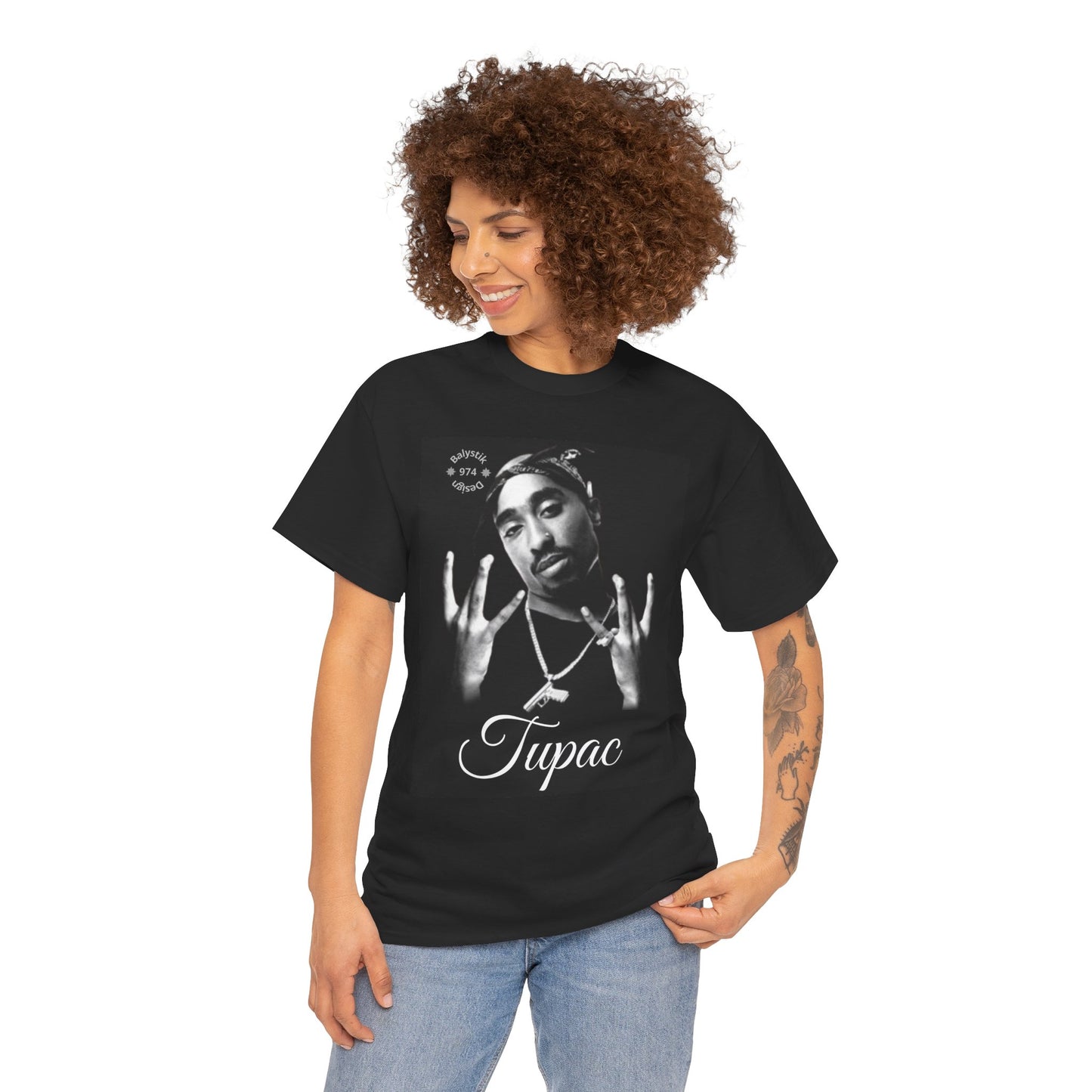 T-shirt en coton famous rapper