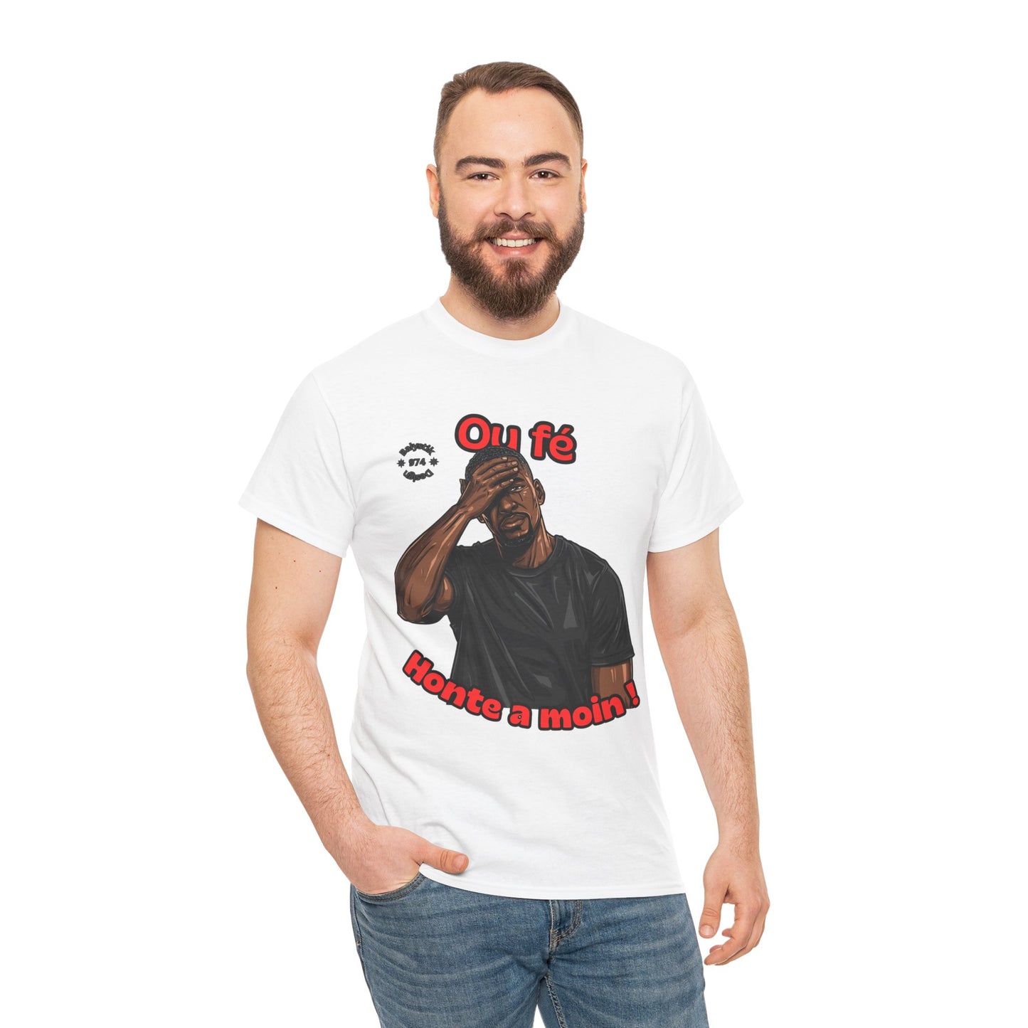 Funny Graphic Tee - Humorous Unisex Heavy Cotton Tee for Casual Wear, Gift for Friends, Birthday, Relaxed Vibes, Everyday Style