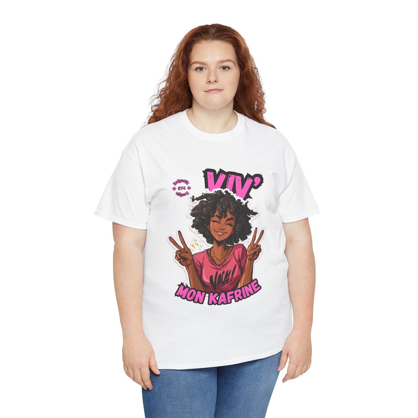 Vibrant Graphic Tee, Fun Unisex Heavy Cotton Shirt, Casual Wear, Gift for Friends, Youthful Style, Everyday Comfort