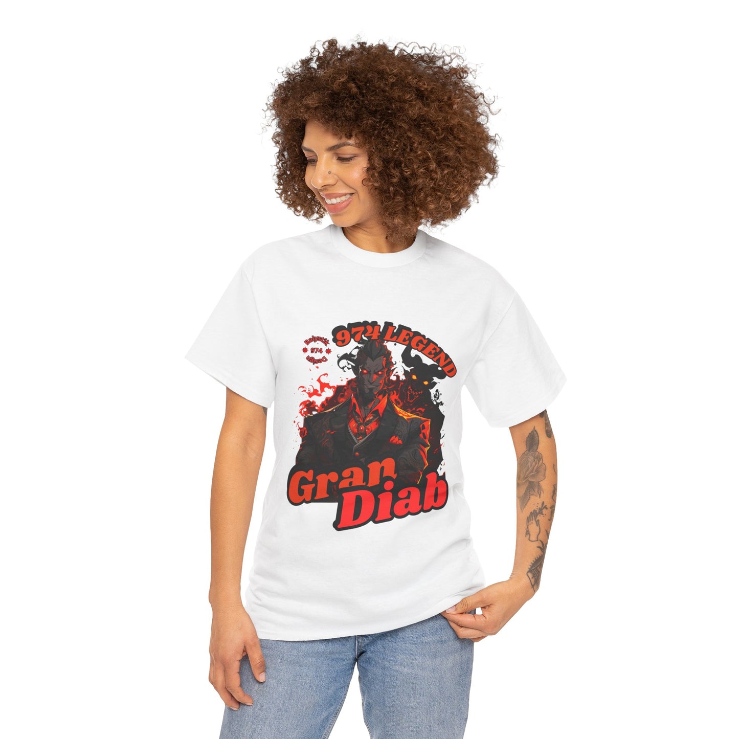 Gran Diab Unisex Heavy Cotton Tee – Epic Gamer Legend Shirt