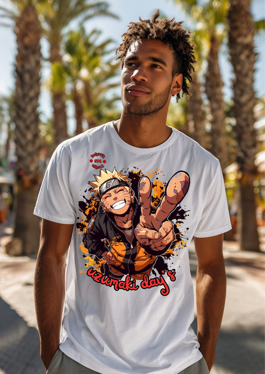 Naruto-Inspired Unisex Heavy Cotton Tee: Perfect for Anime Lovers, Casual Wear, Gifts, Conventions, and Everyday Style