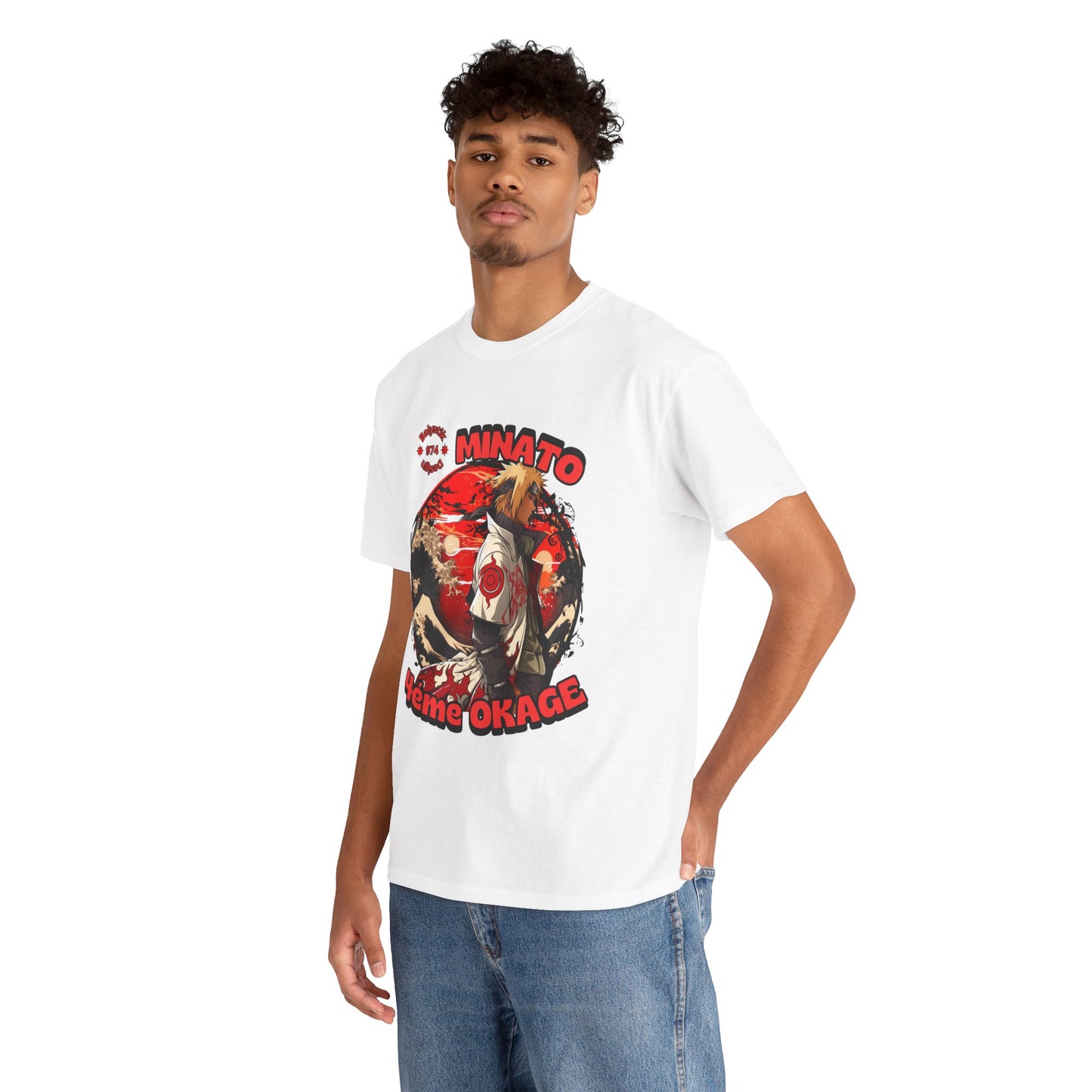 Minato 4th Hokage Graphic Tee — Anime Ninja Naruto Tribute Shirt