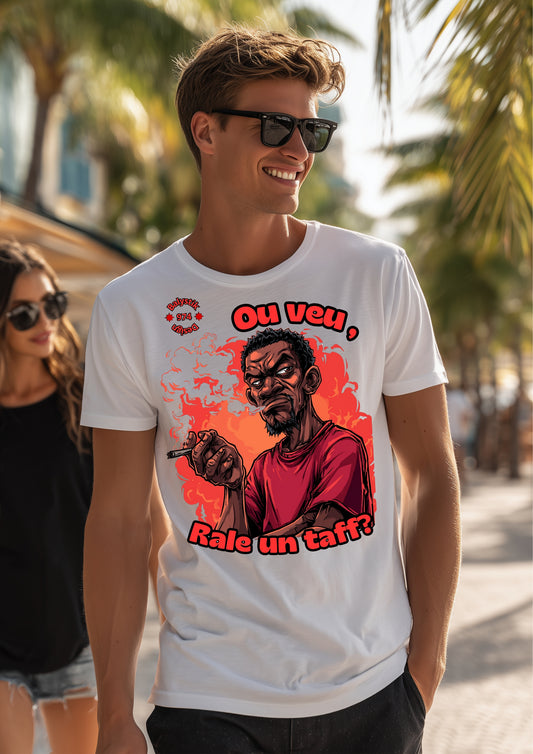 Vibrant Graphic T-Shirt for Smokers, Creative Casual Wear, Unique Gift for Friends, Stylish Streetwear, Music Events Tee, Fun Party Top