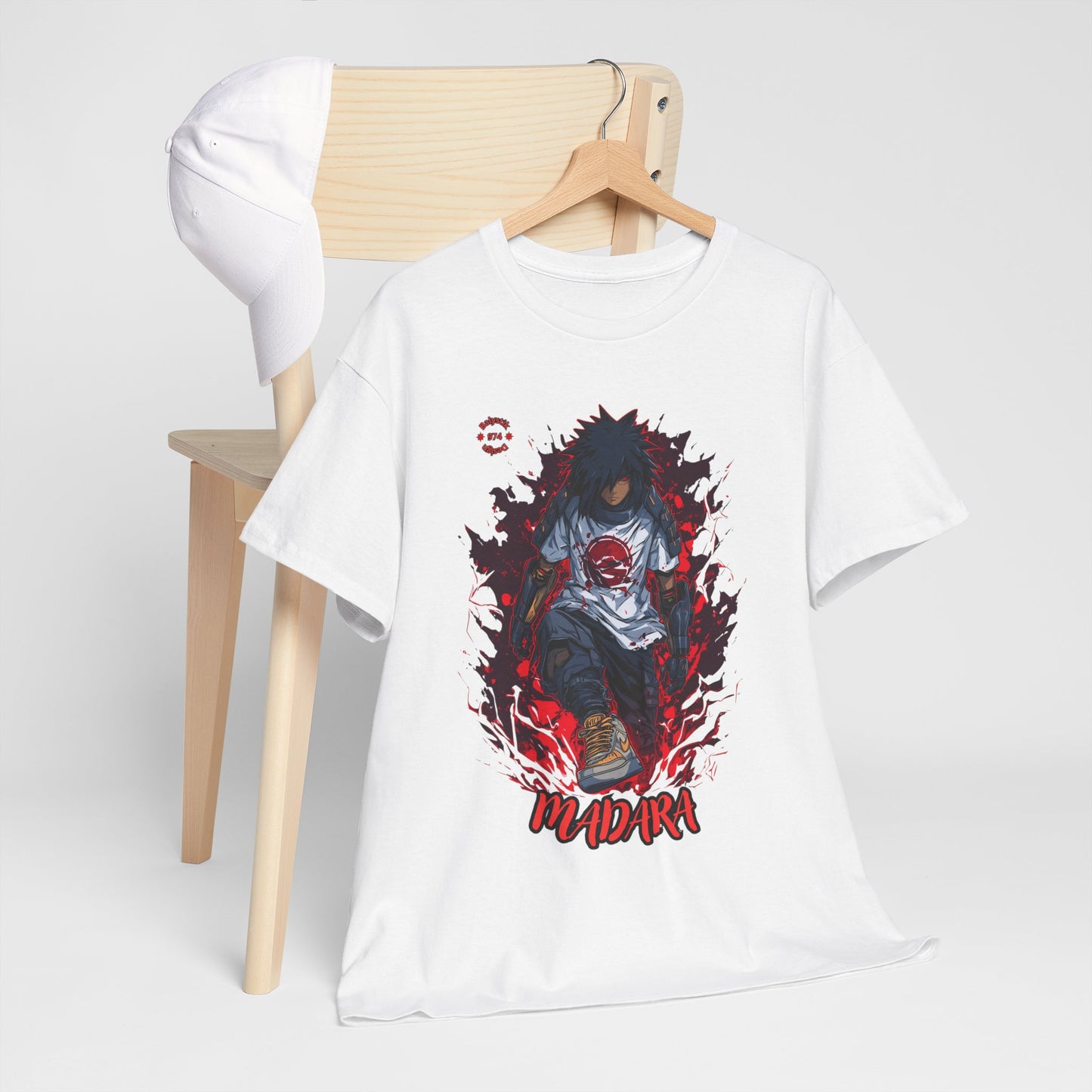 Bold Graphic Tee, Madiri Illustrated T-Shirt, Streetwear Apparel, Unisex Cotton Shirt, Gift for Anime Fans, Unique Casual Wear