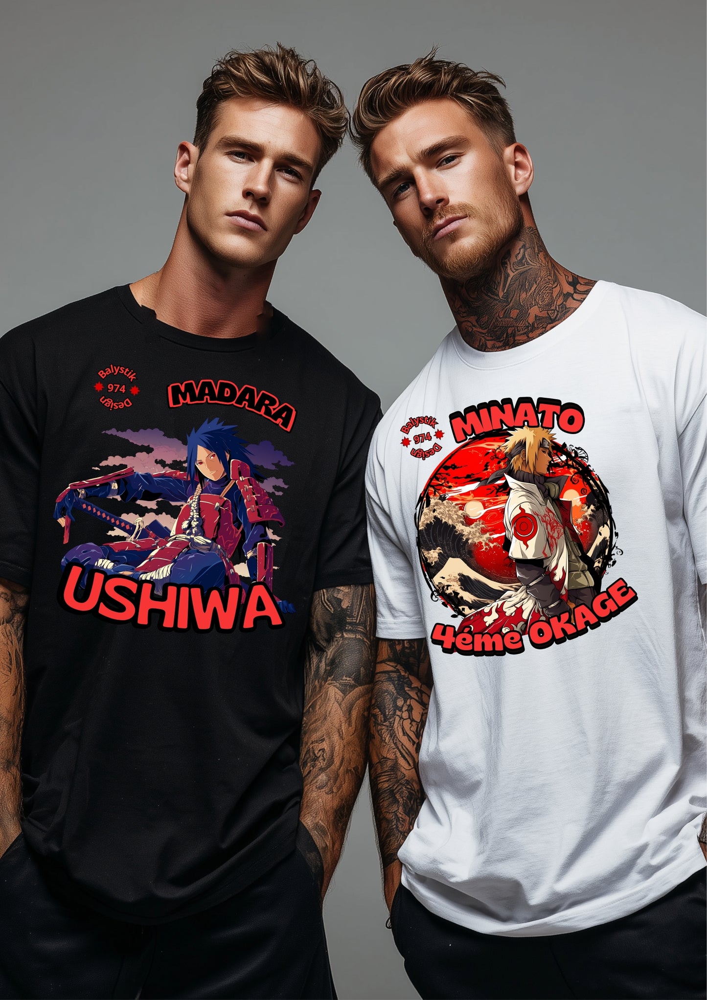 Minato 4th Hokage Graphic Tee — Anime Ninja Naruto Tribute Shirt